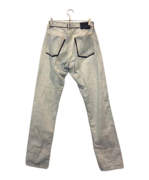 Maison Margiela（メゾンマルジェラ）Maison Margiela (メゾンマルジェラ) ターンアップメモリー オブ 5ポケットデニムパンツ インディゴ サイズ:SIZE 71cm (W28)の古着・服飾アイテム