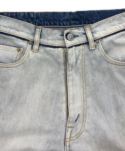 Maison Margiela（メゾンマルジェラ）Maison Margiela (メゾンマルジェラ) ターンアップメモリー オブ 5ポケットデニムパンツ インディゴ サイズ:SIZE 71cm (W28)の古着・服飾アイテム