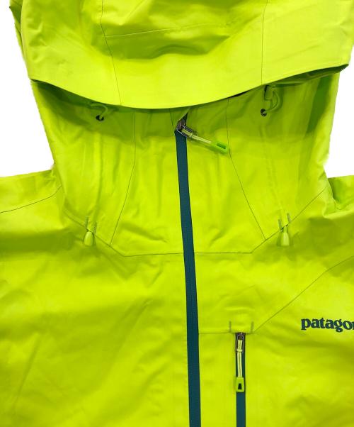 Patagonia（パタゴニア）Patagonia (パタゴニア) スノーショット・ジャケット グリーン×イエロー サイズ:Mの古着・服飾アイテム