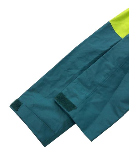 Patagonia（パタゴニア）Patagonia (パタゴニア) スノーショット・ジャケット グリーン×イエロー サイズ:Mの古着・服飾アイテム