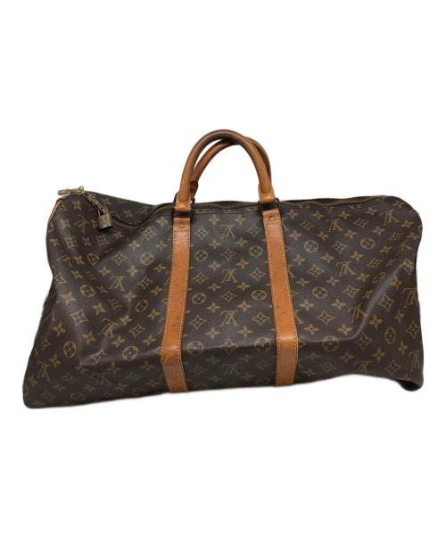 LOUIS VUITTON（ルイ ヴィトン）LOUIS VUITTON (ルイ ヴィトン) トラベルバッグ ブラウンの古着・服飾アイテム