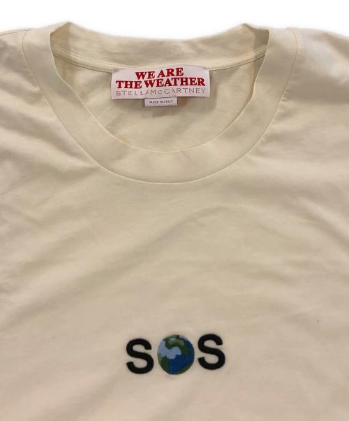 STELLA McCARTNEY（ステラマッカートニー）STELLA McCARTNEY (ステラマッカートニー) SOS刺繍Tシャツ ベージュ サイズ:Lの古着・服飾アイテム