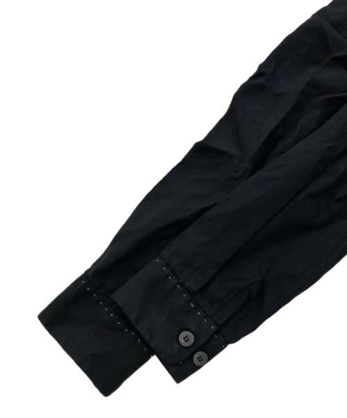 JohnUNDERCOVER（ジョンアンダーカバー）JohnUNDERCOVER (ジョンアンダーカバー) トラ刺繍オープンカラースカシャツ ブラック サイズ:SIZE 2の古着・服飾アイテム