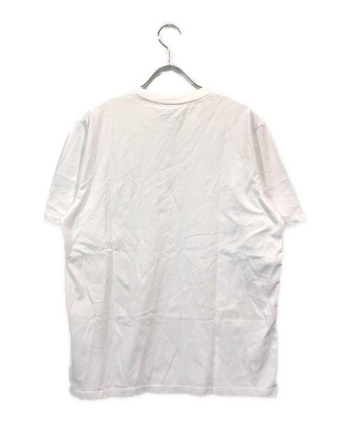 maison kitsune（メゾンキツネ）MAISON KITSUNE (メゾンキツネ) CHILLAX FOX PATCH REGULAR TEE SHIRT ホワイト サイズ:Sの古着・服飾アイテム