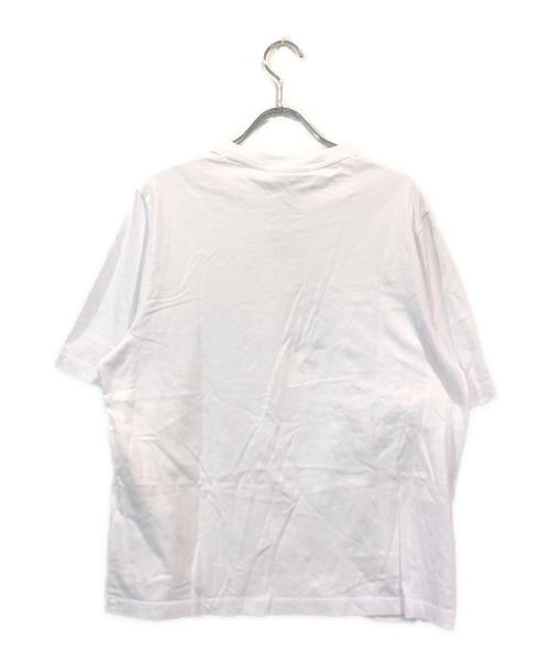 maison kitsune（メゾンキツネ）MAISON KITSUNE (メゾンキツネ) スピーディ フォックス パッチ コンフォート Tシャツ ホワイト サイズ:Sの古着・服飾アイテム