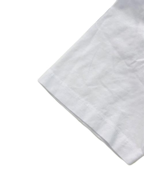 maison kitsune（メゾンキツネ）MAISON KITSUNE (メゾンキツネ) スピーディ フォックス パッチ コンフォート Tシャツ ホワイト サイズ:Sの古着・服飾アイテム