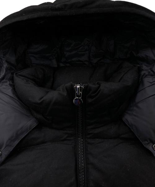 MONCLER（モンクレール）MONCLER (モンクレール) 22AW フーディー ウール ダウンジャケット ブラック サイズ:SIZE 1の古着・服飾アイテム