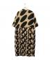 marimekko (マリメッコ) Pliitti Linssi ワンピース ベージュ×ブラック サイズ:SIZE 46：20000円