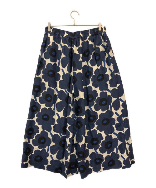 marimekko（マリメッコ）marimekko (マリメッコ) ウニッコワイドパンツ ブルー サイズ:Lの古着・服飾アイテム