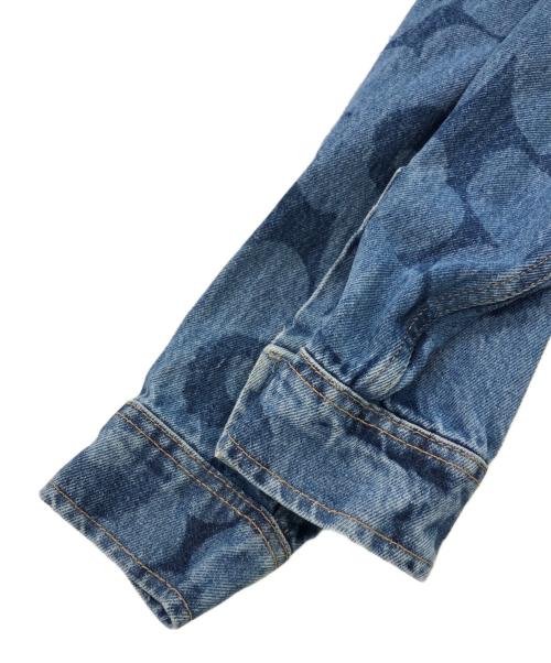 marimekko（マリメッコ）marimekko (マリメッコ) Maridenim Unikko デニムシャツ インディゴ サイズ:SIZE 40の古着・服飾アイテム