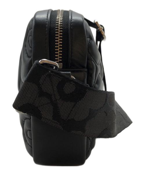 marimekko（マリメッコ）marimekko (マリメッコ) Unikko 60th ショルダーバッグ ブラックの古着・服飾アイテム