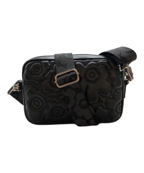 marimekko（マリメッコ）marimekko (マリメッコ) Unikko 60th ショルダーバッグ ブラックの古着・服飾アイテム