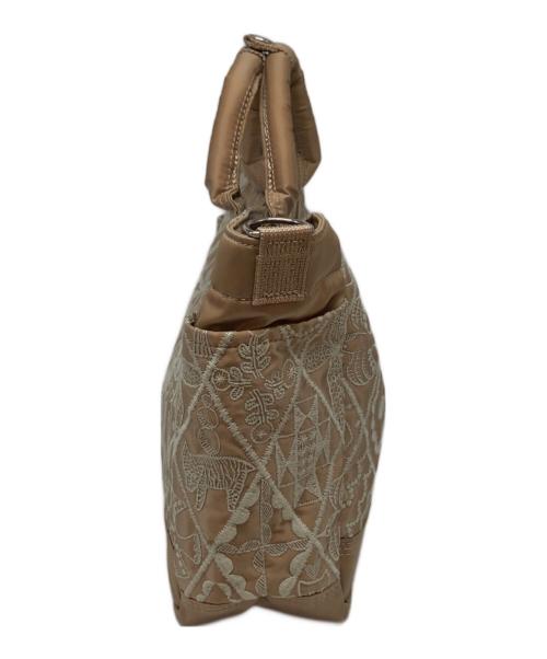 PORTER（ポーター）PORTER (ポーター) mina perhonen (ミナ ペルホネン) symphony 2WAY バッグ ベージュの古着・服飾アイテム