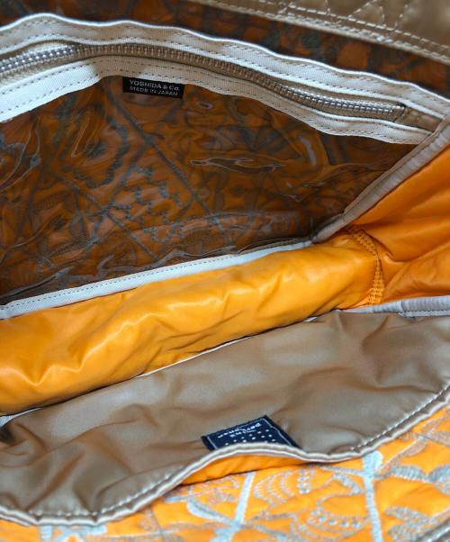 PORTER（ポーター）PORTER (ポーター) mina perhonen (ミナ ペルホネン) symphony 2WAY バッグ ベージュの古着・服飾アイテム