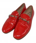 TOD'Sトッズ）の古着「ビットローファー」｜レッド