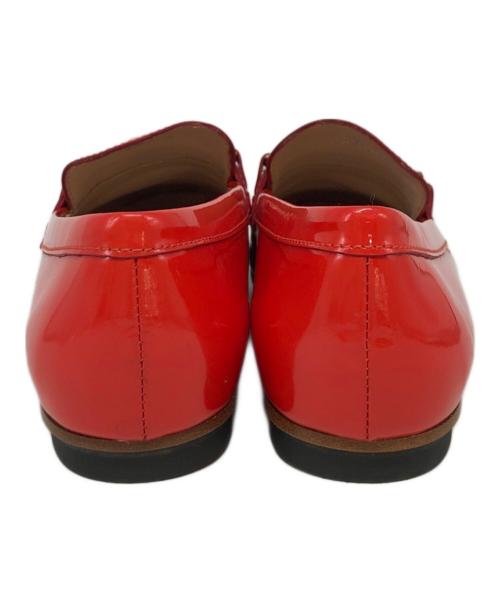 TOD'S（トッズ）TOD'S (トッズ) ビットローファー レッド サイズ:SIZE 35の古着・服飾アイテム