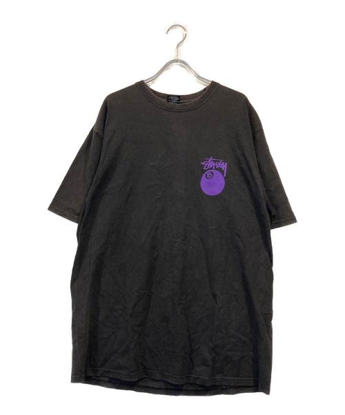 stussy（ステューシー）stussy (ステューシー) 8ボールプリントTシャツ ブラック サイズ:Lの古着・服飾アイテム