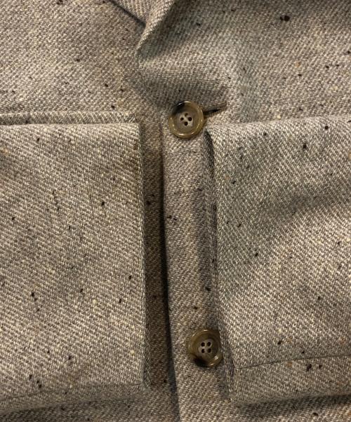 LOEWE（ロエベ）LOEWE (ロエベ) ウールカシミアエルボーパッチ3Bジャケット ベージュ サイズ:SIZE 50の古着・服飾アイテム