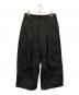 SHINYA KOZUKA（シンヤコズカ）の古着「ワイドバギーパンツ」｜ブラック
