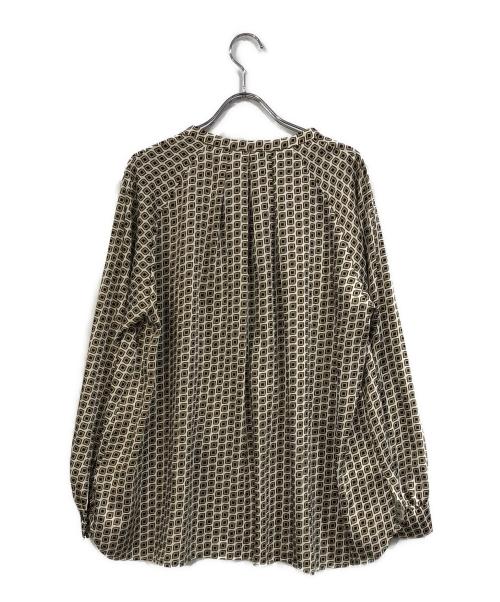 UNTITLED（アンタイトル）UNTITLED (アンタイトル) Rattiイブプリントタックブラウス グリーン サイズ:SIZE 4の古着・服飾アイテム