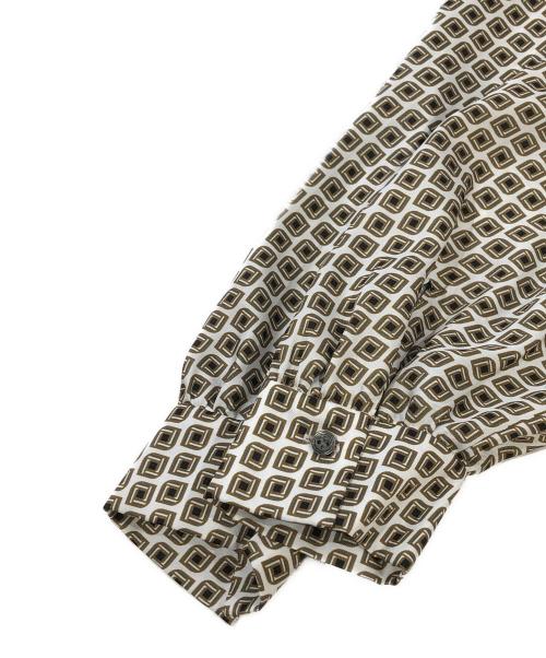 UNTITLED（アンタイトル）UNTITLED (アンタイトル) Rattiイブプリントタックブラウス グリーン サイズ:SIZE 4の古着・服飾アイテム