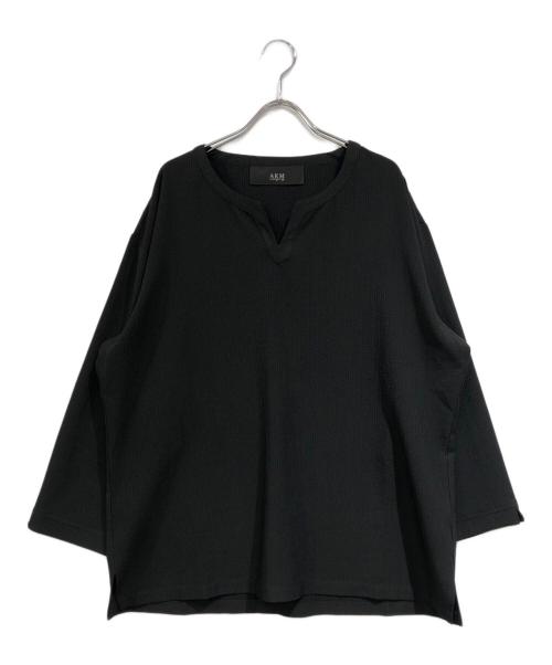 AKM（エーケーエム）AKM (エーケーエム) キーネックカットソー ブラック サイズ:SIZE XXLの古着・服飾アイテム