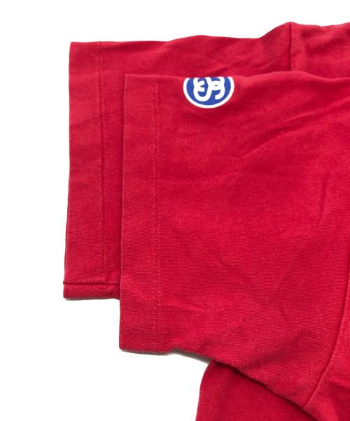 stussy（ステューシー）stussy (ステューシー) プリントTシャツ レッド サイズ:SIZE Mの古着・服飾アイテム