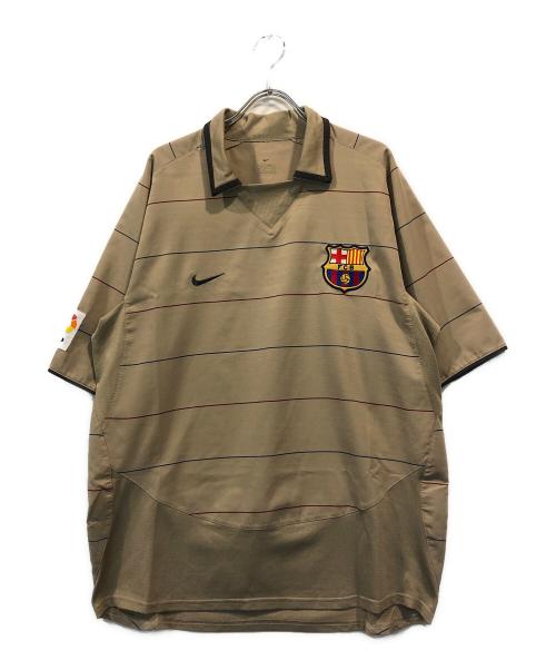 NIKE（ナイキ）NIKE (ナイキ) 03-04 FCバルセロナ ベージュ サイズ:Lの古着・服飾アイテム