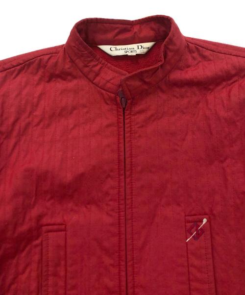Christian Dior Sports（クリスチャン ディオールスポーツ）Christian Dior Sports (クリスチャン ディオールスポーツ) 袖取外しオールド2WAYジャケット レッド サイズ:Mの古着・服飾アイテム
