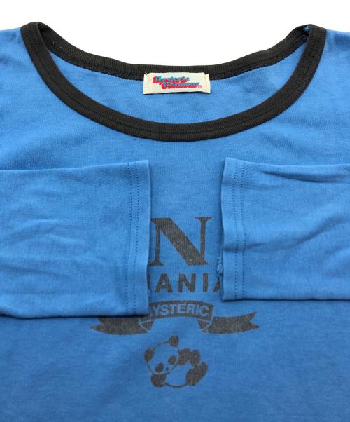 Hysteric Glamour（ヒステリックグラマー）Hysteric Glamour (ヒステリックグラマー) パンダマニアTシャツ ブルー サイズ:FRの古着・服飾アイテム