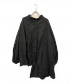 ADOREアドーア）の古着「ナイロンコットンタフタブラウス」｜ブラック