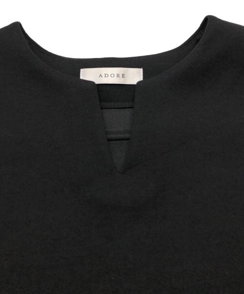 ADORE（アドーア）ADORE (アドーア) ダンボールスウェット ブラック サイズ:38の古着・服飾アイテム