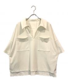 ADORE（アドーア）の古着「襟付き Vネック Tシャツ」｜ホワイト