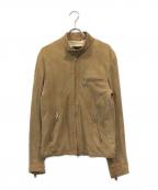 Cinquantaチンクワンタ）の古着「スエードジャケット」｜ベージュ