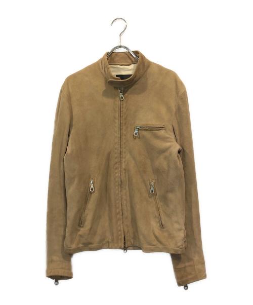 Cinquanta（チンクワンタ）Cinquanta (チンクワンタ) スエードジャケット ベージュ サイズ:SIZE 44の古着・服飾アイテム