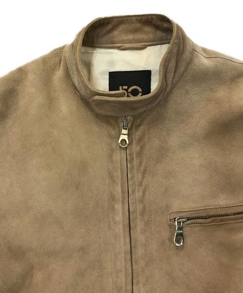 Cinquanta（チンクワンタ）Cinquanta (チンクワンタ) スエードジャケット ベージュ サイズ:SIZE 44の古着・服飾アイテム