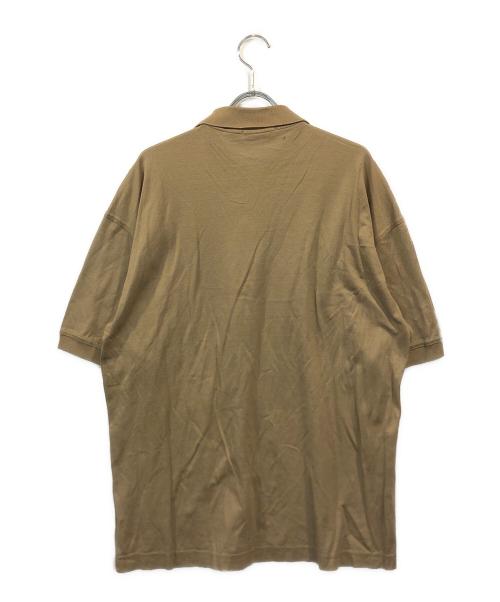 LOEWE（ロエベ）LOEWE (ロエベ) オールドアグラム刺繍ポロシャツ ブラウン サイズ:-の古着・服飾アイテム