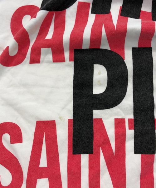 SAINT MICHAEL（セントマイケル）SAINT MICHAEL (セントマイケル) DIRTY PIG SS TEE ホワイト サイズ:Lの古着・服飾アイテム
