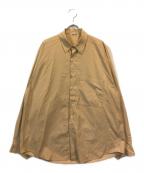AURALEEオーラリー）の古着「WASHED FINX TWILL BIG SHIRTS」｜ベージュ