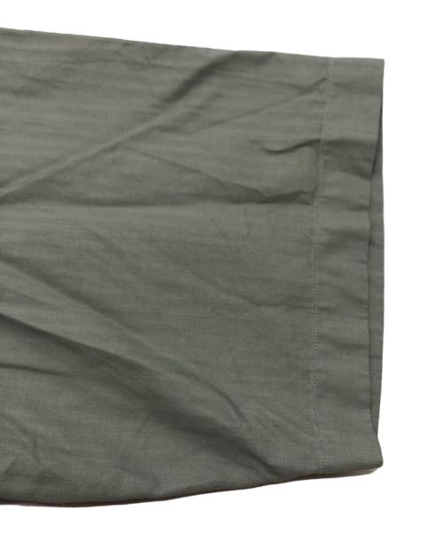 AURALEE（オーラリー）AURALEE (オーラリー) WASHED FINX HERRINGBONE HALF SLEEVED SHIRTS グリーン サイズ:5の古着・服飾アイテム