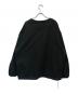 yoshio kubo (ヨシオクボ) ツイストトップス ビッグシルエットスウェット ブラック サイズ:SIZE 1：10000円