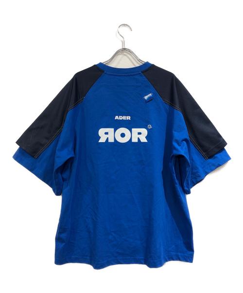 ADER error（アーダーエラー）ADER error (アーダーエラー) ノルクロゴ Tシャツ ブルー サイズ:SIZE Mの古着・服飾アイテム