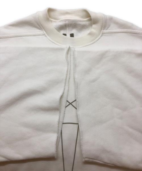 DRKSHDW（ダークシャドウ）DRKSHDW (ダークシャドウ) 半袖プルオーバースウェット ホワイト サイズ:Freeの古着・服飾アイテム