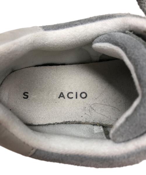 via SANGACIO（ヴィア・サンガチオ）VIA SANGACIO (ヴィア・サンガチオ) ローカットスニーカー グレー サイズ:28の古着・服飾アイテム