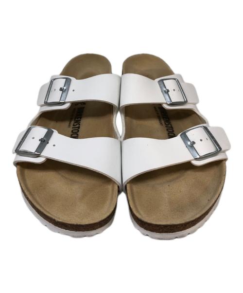 BIRKENSTOCK（ビルケンシュトック）BIRKENSTOCK (ビルケンシュトック) レザーサンダル ホワイト サイズ:SIZE 28cmの古着・服飾アイテム