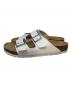 BIRKENSTOCK (ビルケンシュトック) レザーサンダル ホワイト サイズ:SIZE 28cm：7000円