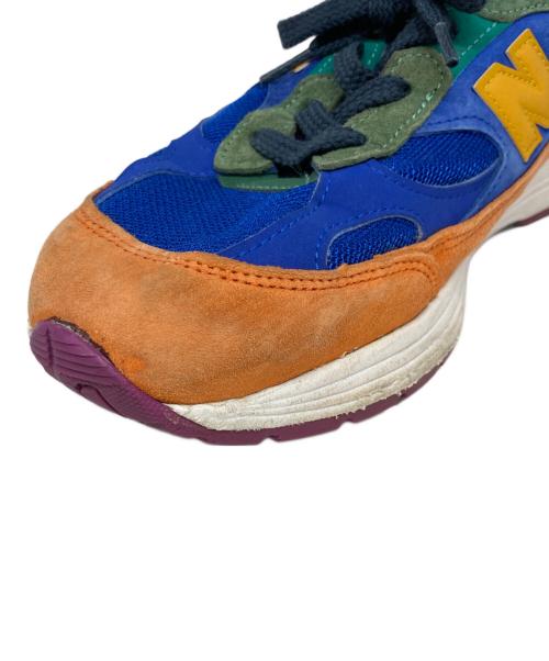 NEW BALANCE（ニューバランス）NEW BALANCE (ニューバランス) M992MC マルチ オレンジ×ブルー サイズ:SIZE 28.5cmの古着・服飾アイテム