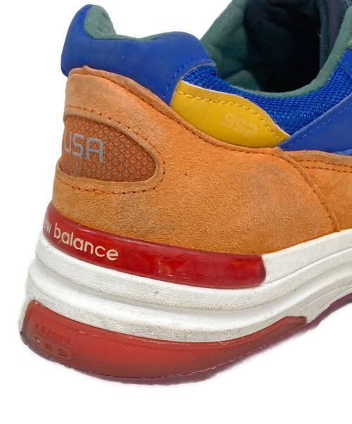 NEW BALANCE（ニューバランス）NEW BALANCE (ニューバランス) M992MC マルチ オレンジ×ブルー サイズ:SIZE 28.5cmの古着・服飾アイテム