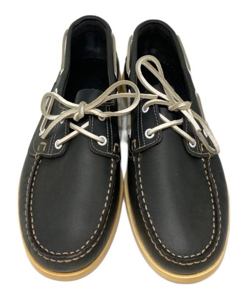 PARABOOT（パラブーツ）PARABOOT (パラブーツ) デッキシューズ ブラック サイズ:SIZE 9の古着・服飾アイテム