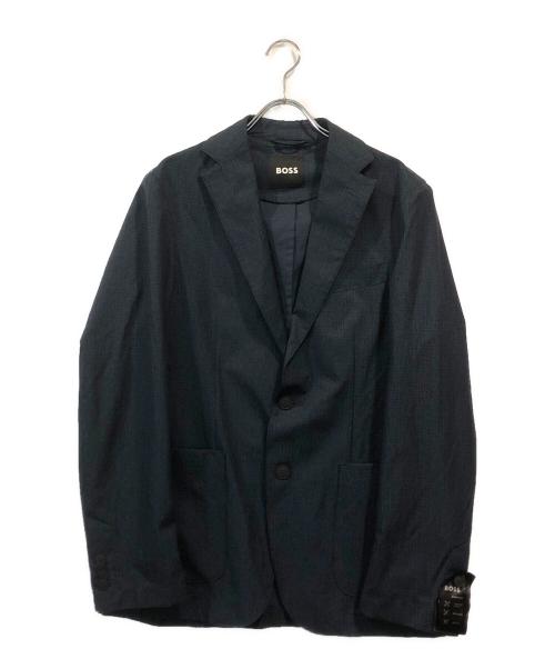 BOSS（ボス）BOSS (ボス) パッカブル スリムフィット スーツジャケット ネイビー サイズ:SIZE 46の古着・服飾アイテム
